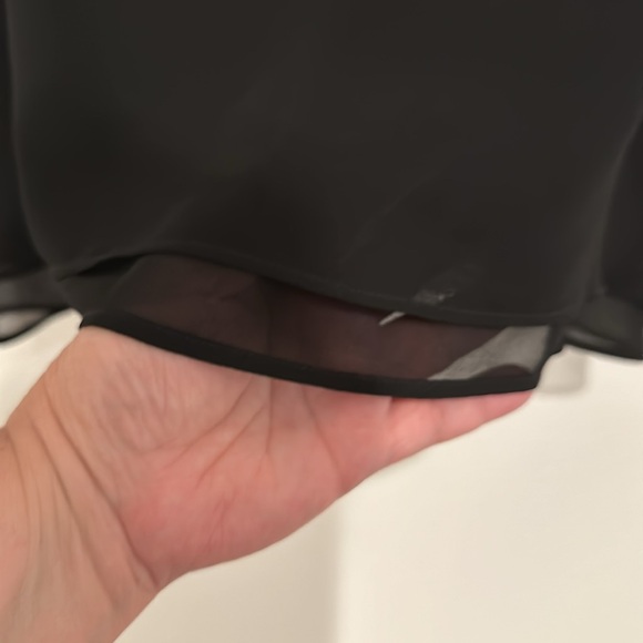 Torrid 5 Plus Black blouse 100 percent polyester - Picture 5 of 5